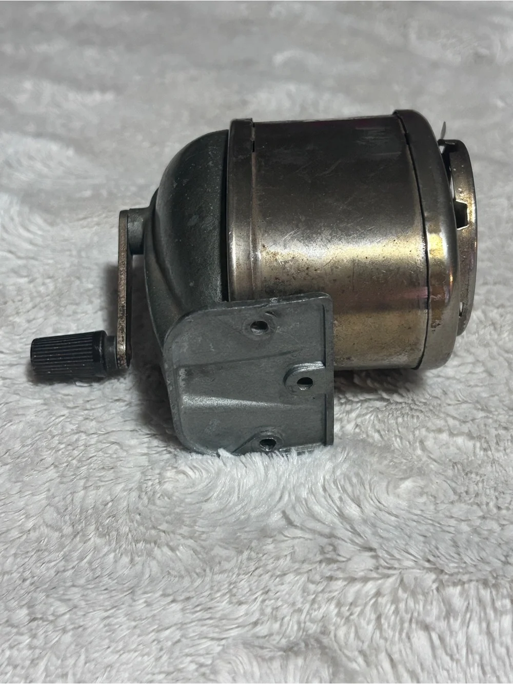 Metal Hand-Crank Pencil Sharpener - Silver
